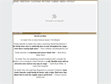 Tablet Screenshot of drakedantzler.com